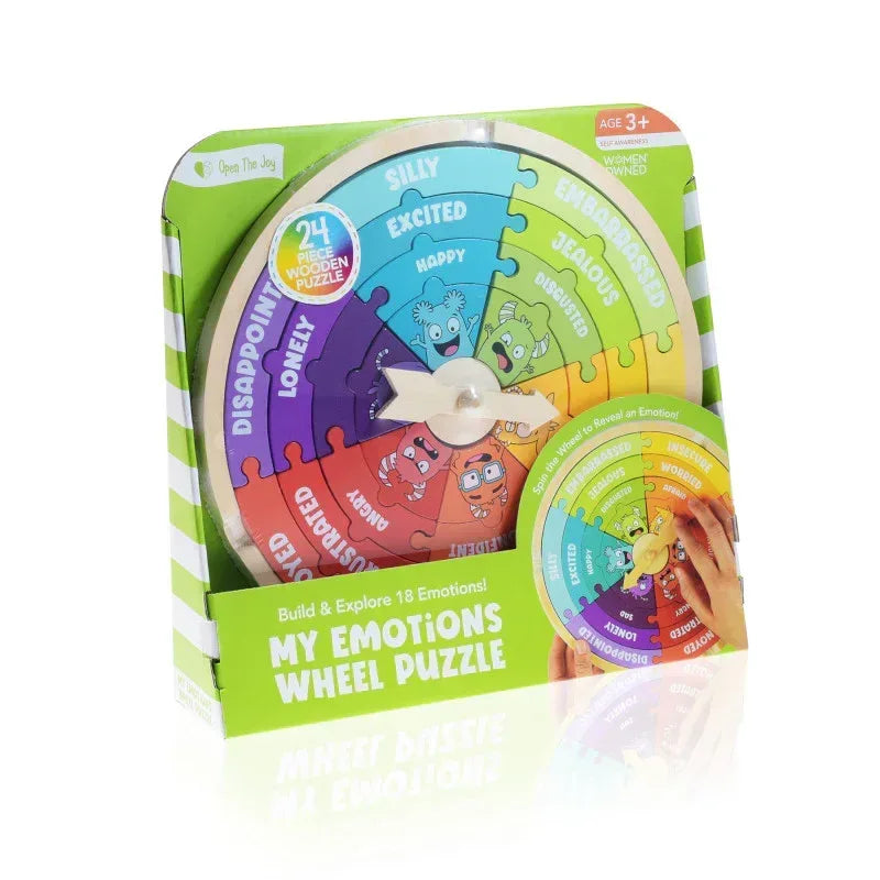 My Emotions Wheel, Emotional Intelligence, Mindfulness, and Learning Toy for Kids