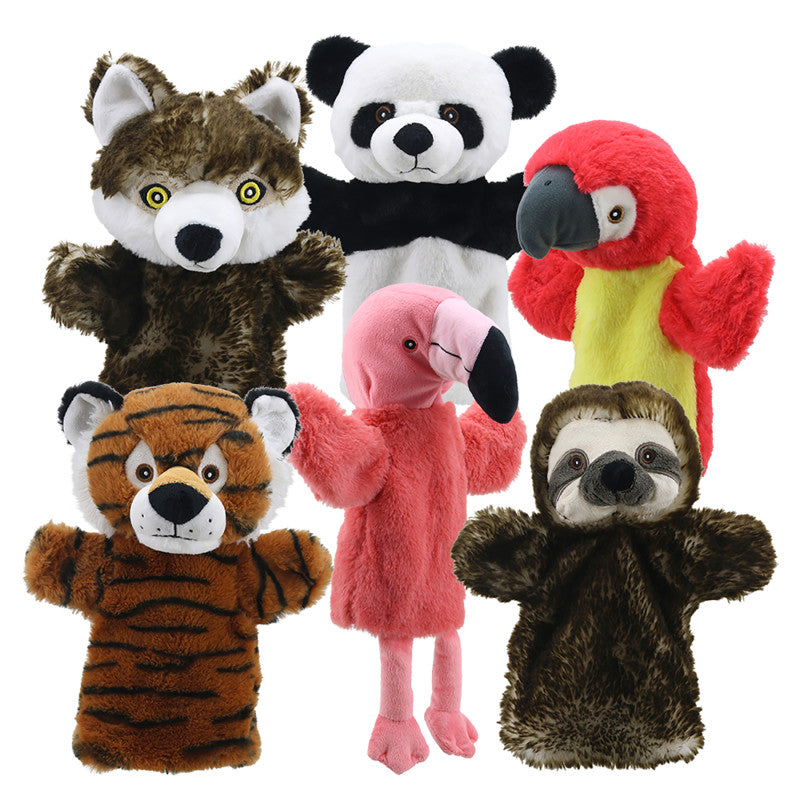Animal Puppet Buddies: Around the World, Set of 6