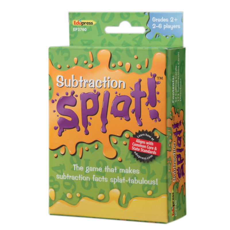 Subtraction Splat!&trade; Card Game