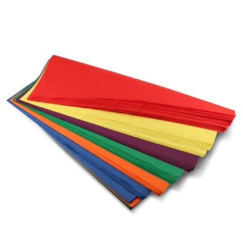 Hygloss Non-Bleeding Tissue Paper Primary Colors Assortments 20" X 30" - 144 sheets/pkg.