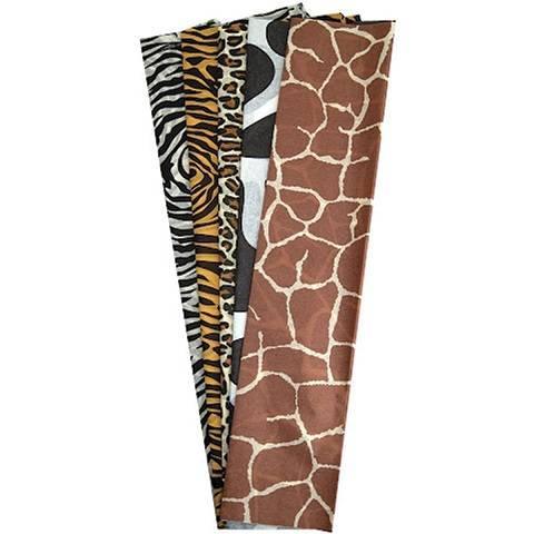 Hygloss Non-Bleeding Tissue Paper, 20" x 30", Animal Designs, 20-Pack