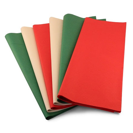 Hygloss Non-Bleeding Tissue Paper Holiday Colors Assortments 20" X 30" / 144 Sheets
