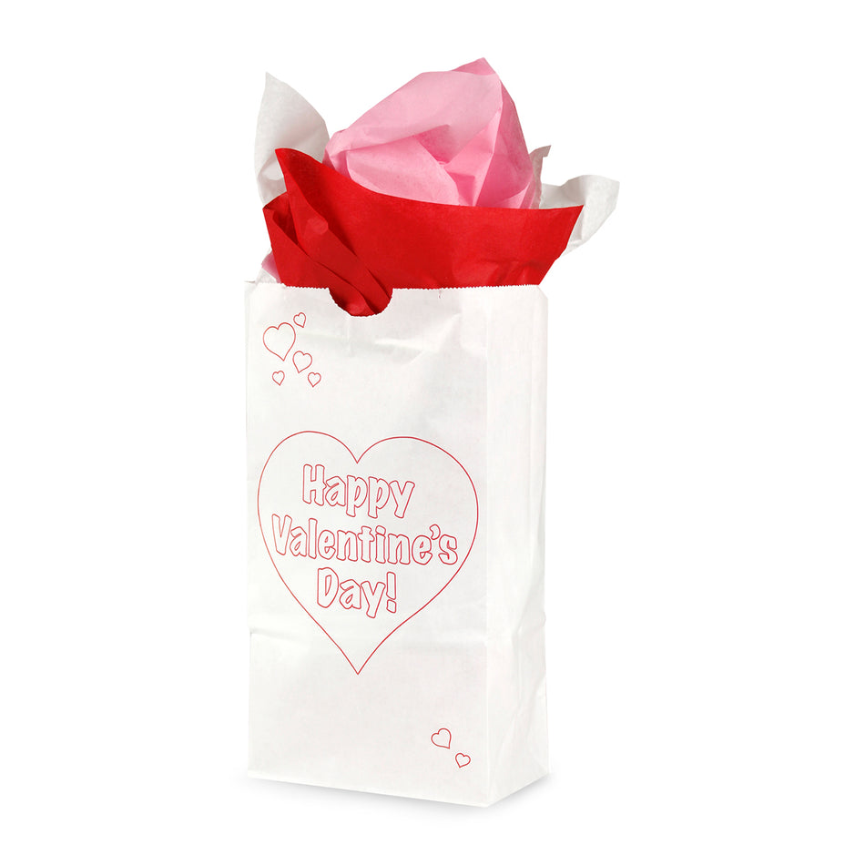 Hygloss Non-Bleeding Tissue Paper Valentine's Colors Assortments 20" X 30" - 144 sheets/pkg.