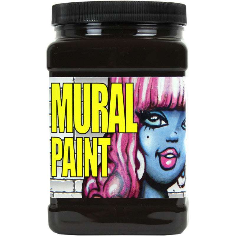 Mural Paint, 1/2 Gallon, Blacktop (Black)