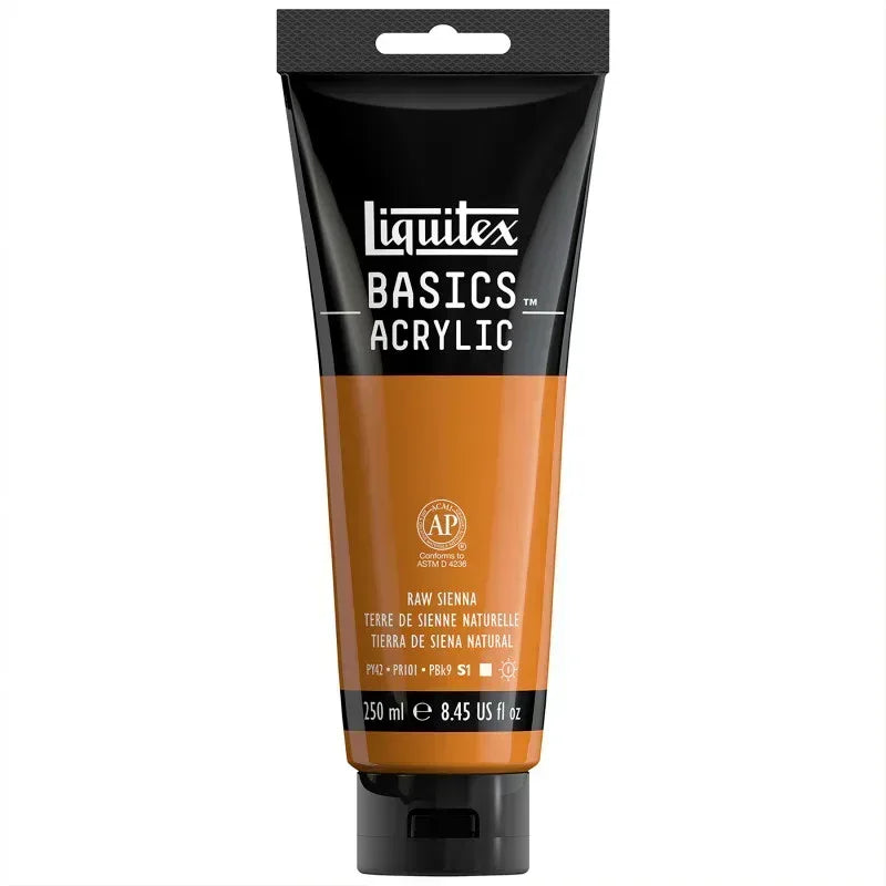 BASICS Acrylic Paint, 250 mL, Tube, Raw Sienna