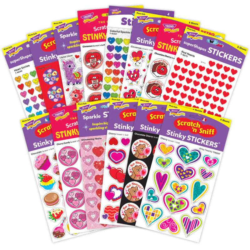 Valentine's Deluxe Mixed Stickers Set