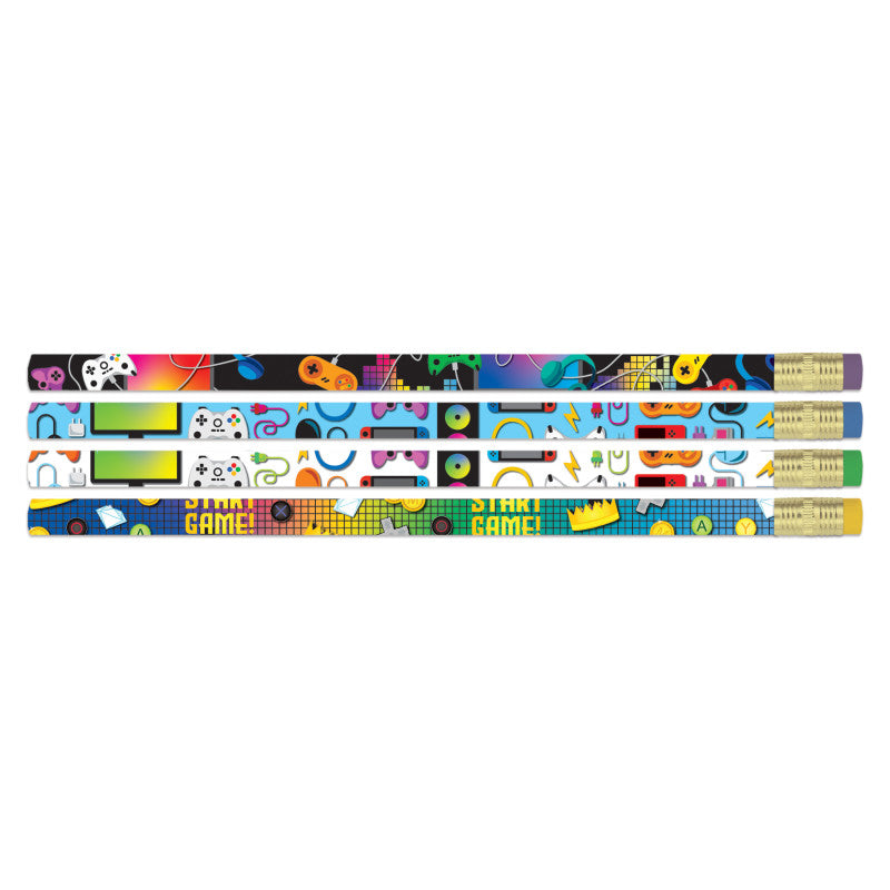 Game On Pencils, Pack of 12