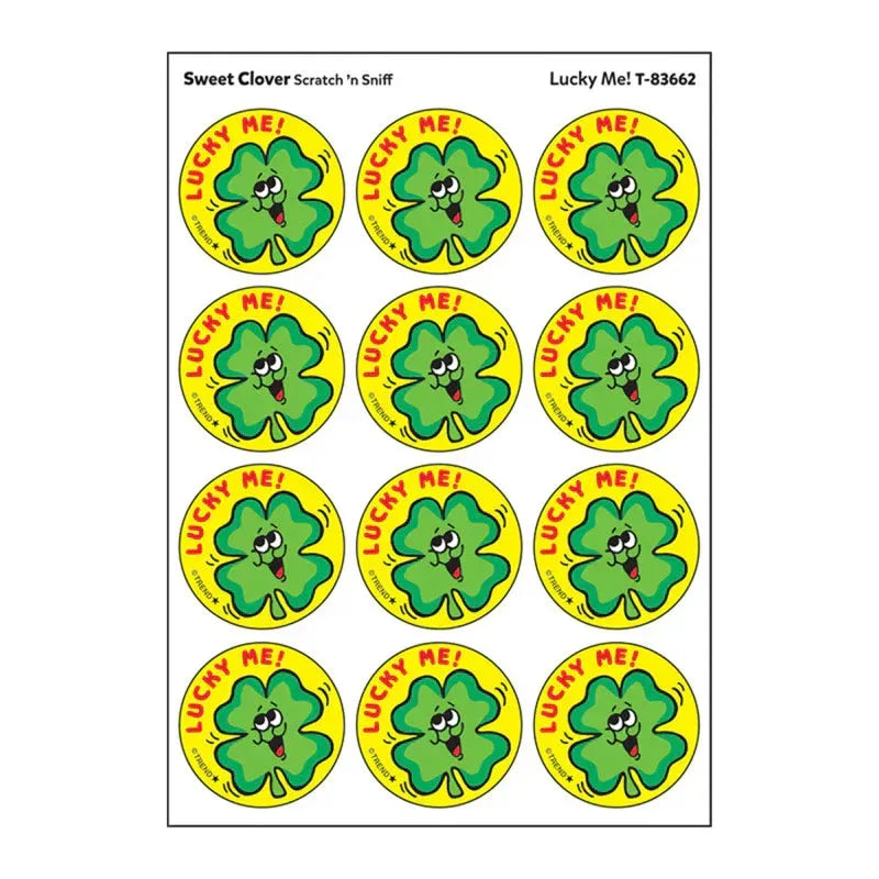 Lucky Me!/ Sweet Clover Scent Stickers, 24 ct.
