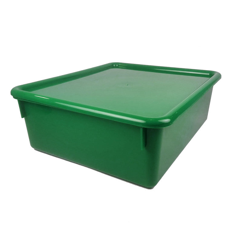 Double Stowaway&reg; Tray with Lid, Green