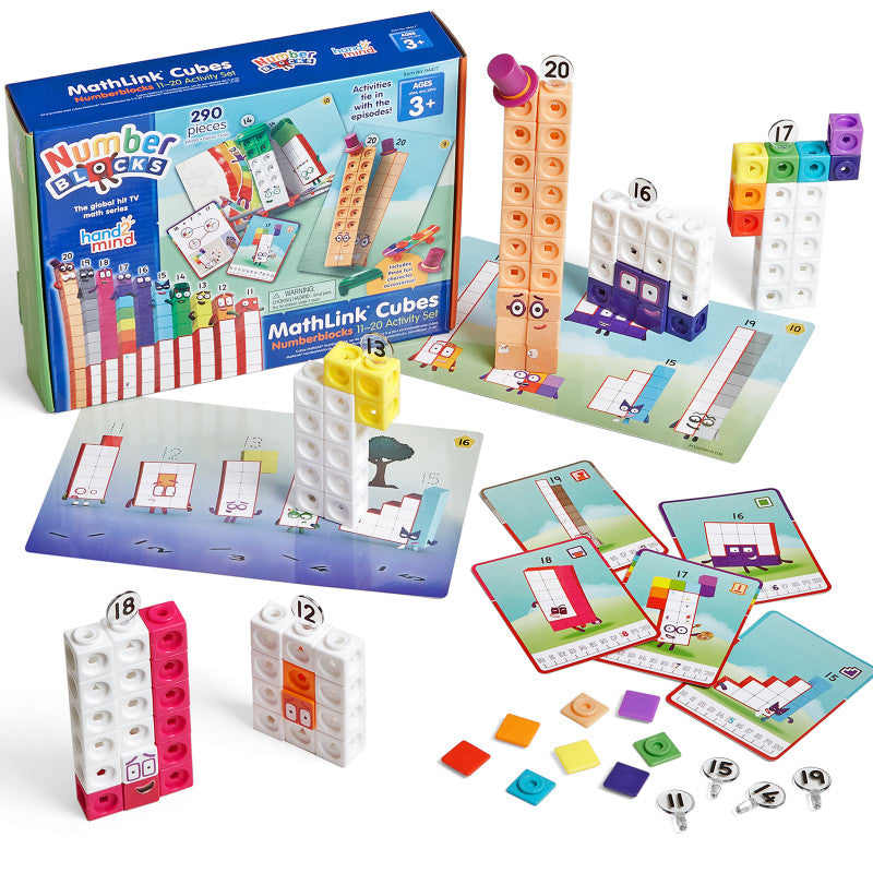 Numberblocks MathLink&reg; Cubes 11&ndash;20 Activity Set