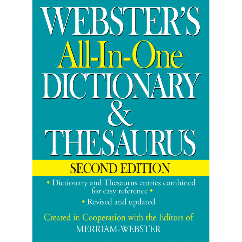 Webster's All-in-One Dictionary & Thesaurus, Second Edition
