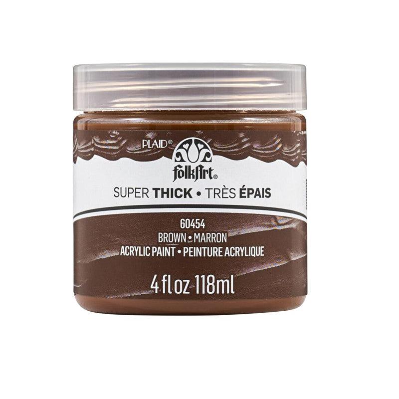 Super Thick Acrylic Paint, 4 oz, Brown