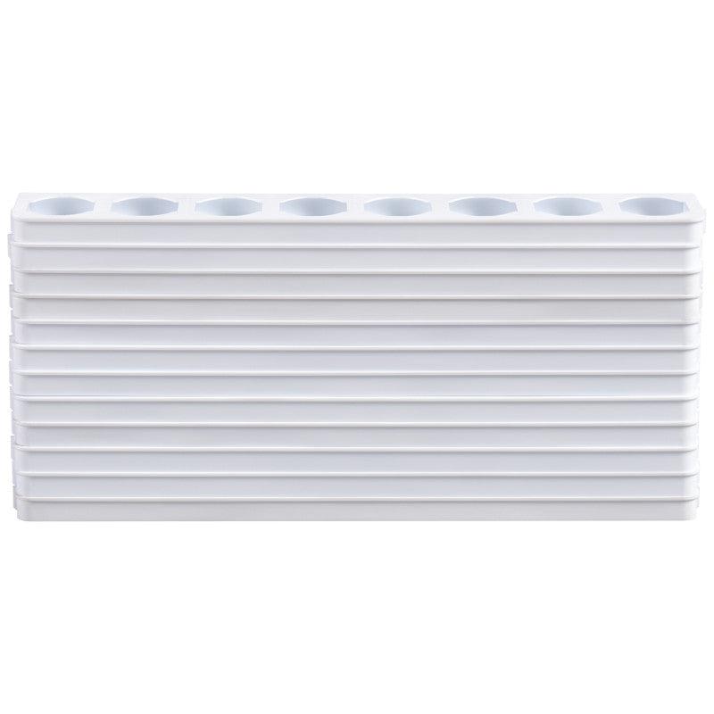 Refillable Oval Watercolor Trays, White, 12 Pack