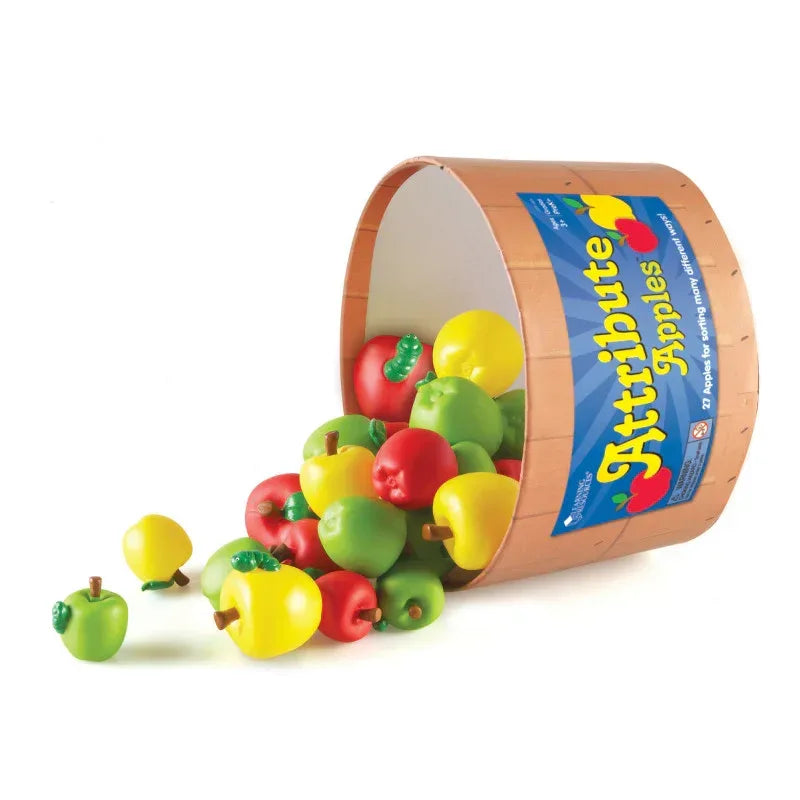 Attribute Apples, Sorting and Matching, 27 Pieces