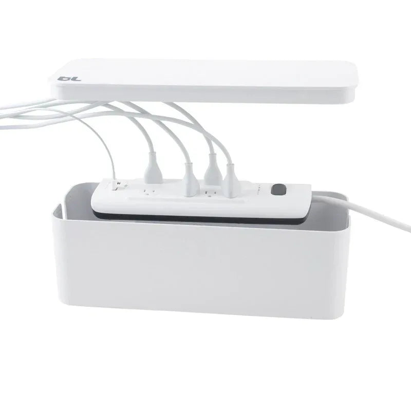 Cablebox Cord Management Box, White