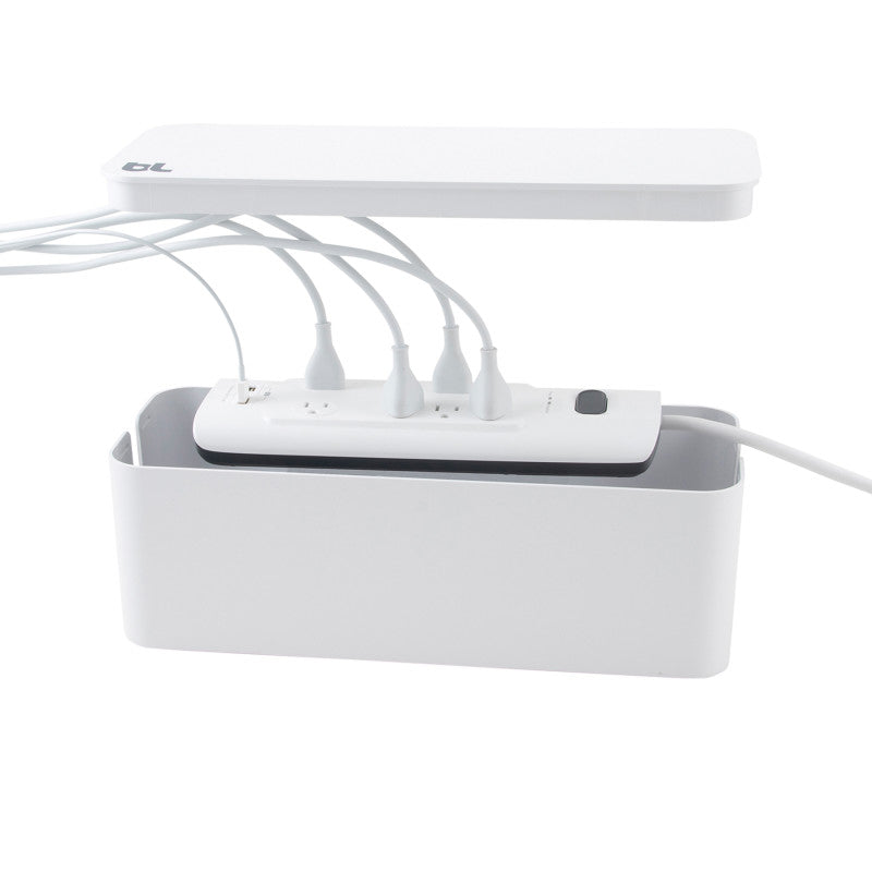 Cablebox Cord Management Box, White