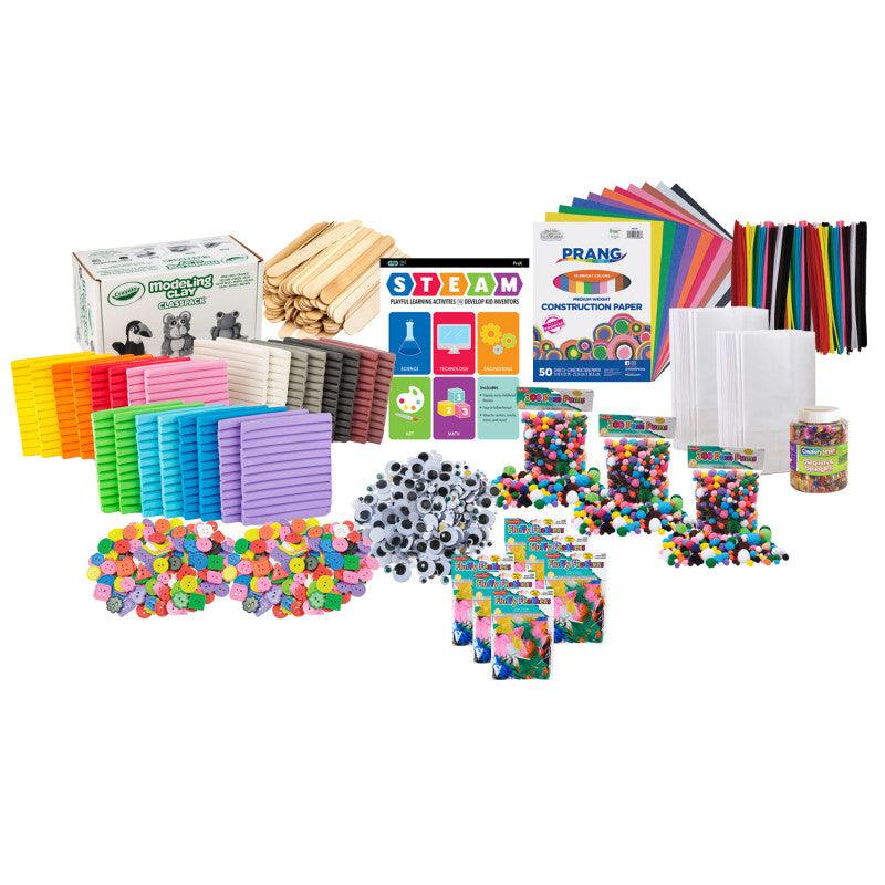 Pre-K STEAM Learning Activities Book & Classroom Supply Kit