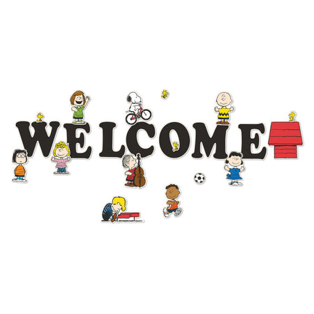 Peanuts&reg; Giant Welcome Bulletin Board Set, 22 Pieces