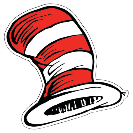 The Cat in the Hat&trade; Hats Paper Cut Outs, Pack of 36