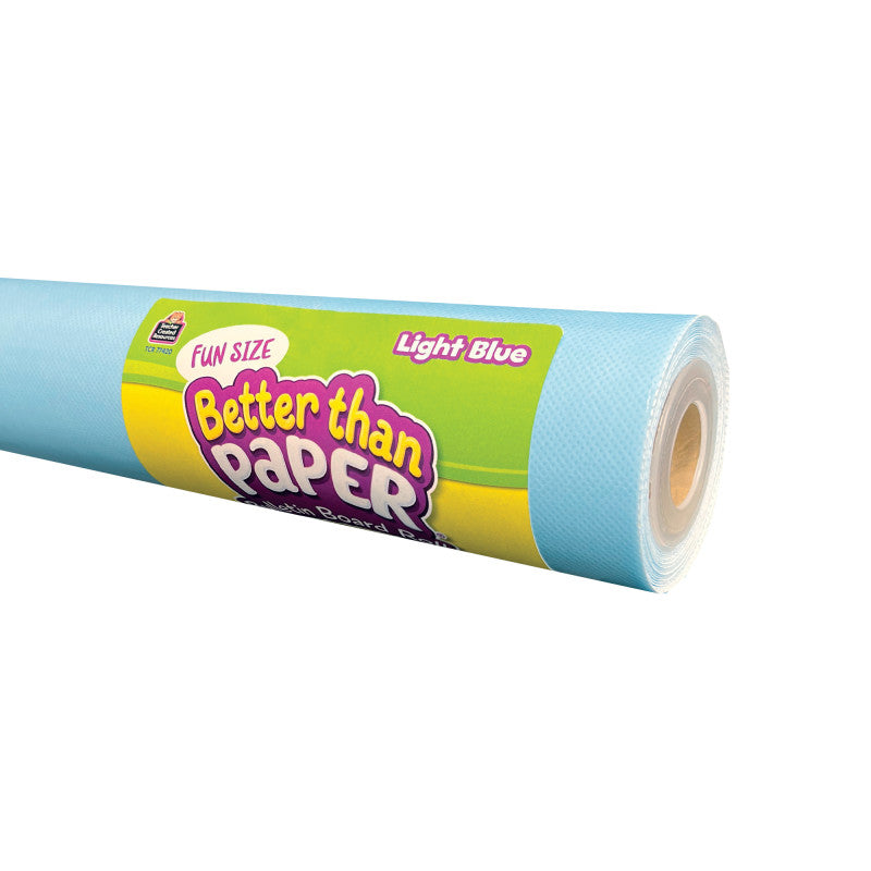 Fun Size Better Than Paper&reg; Bulletin Board Roll, 18" x 12', Light Blue