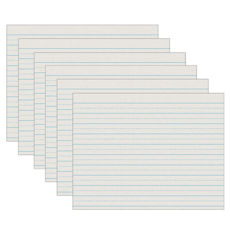 Newsprint Handwriting Paper, Alternate Dotted, Grade 2, 3/4" x 3/8" Ruled Long, 11" x 8-1/2", 500 Sheets Per Pack, 5 Packs