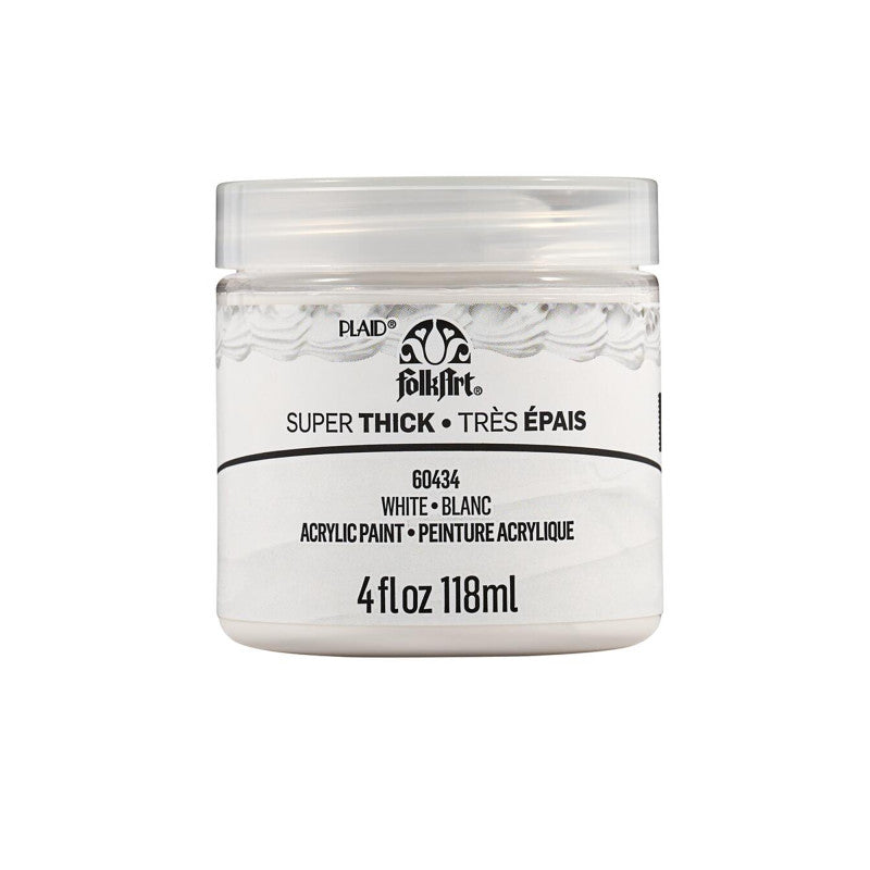 Super Thick Acrylic Paint, 4 oz, White