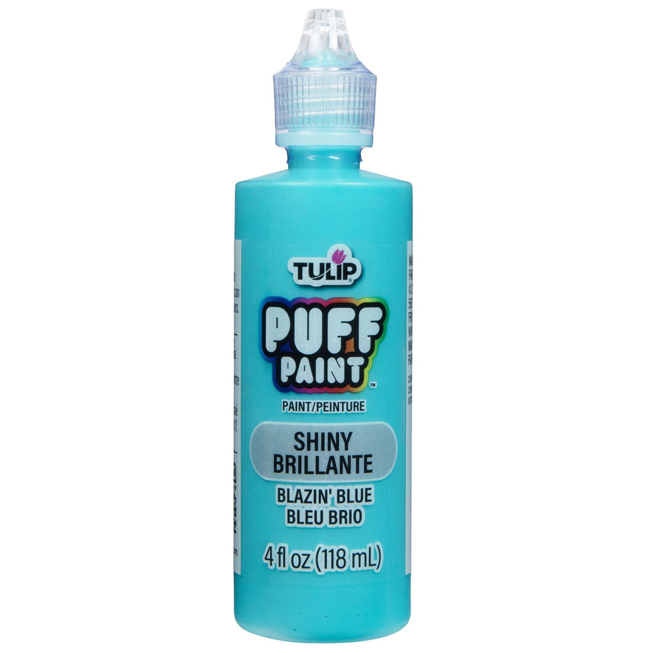 Tulip Dimensional Fabric Paint Slick 4 oz. Bottles  Blazin' Blue