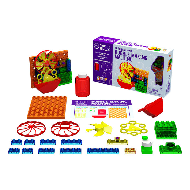 Circuit Blox&trade; BYO Bubble Making Machine, Student Set