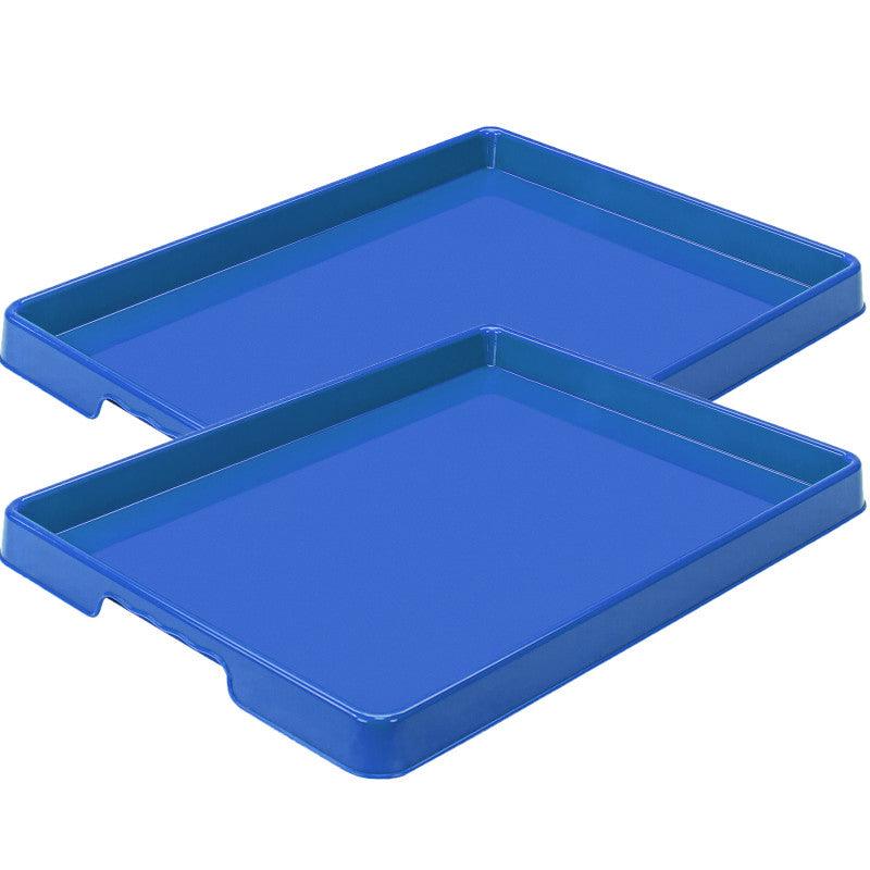 Washable Activity and Art Tray, Fits 9 x 12-Inch Paper, Blue, 2-Pack