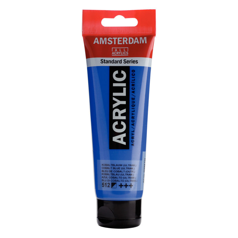 Standard Acrylic Paint, 120ml, Cobalt Blue Ultramarine 512