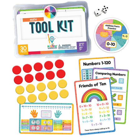 Be Clever Wherever Math Tool Kit Manipulative, Grade K-1
