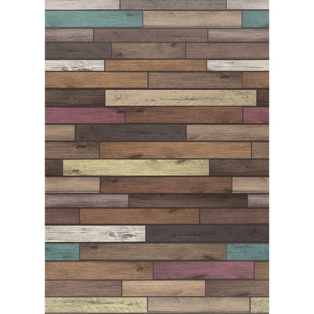 Better Than Paper&reg; Bulletin Board Roll, 4' x 12', Reclaimed Wood Design, 4 Rolls