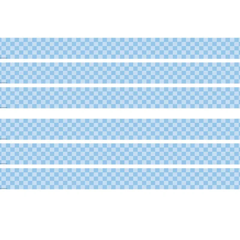 Checkers Scalloped Border Trim, 35 Feet Per Pack, 6 Packs