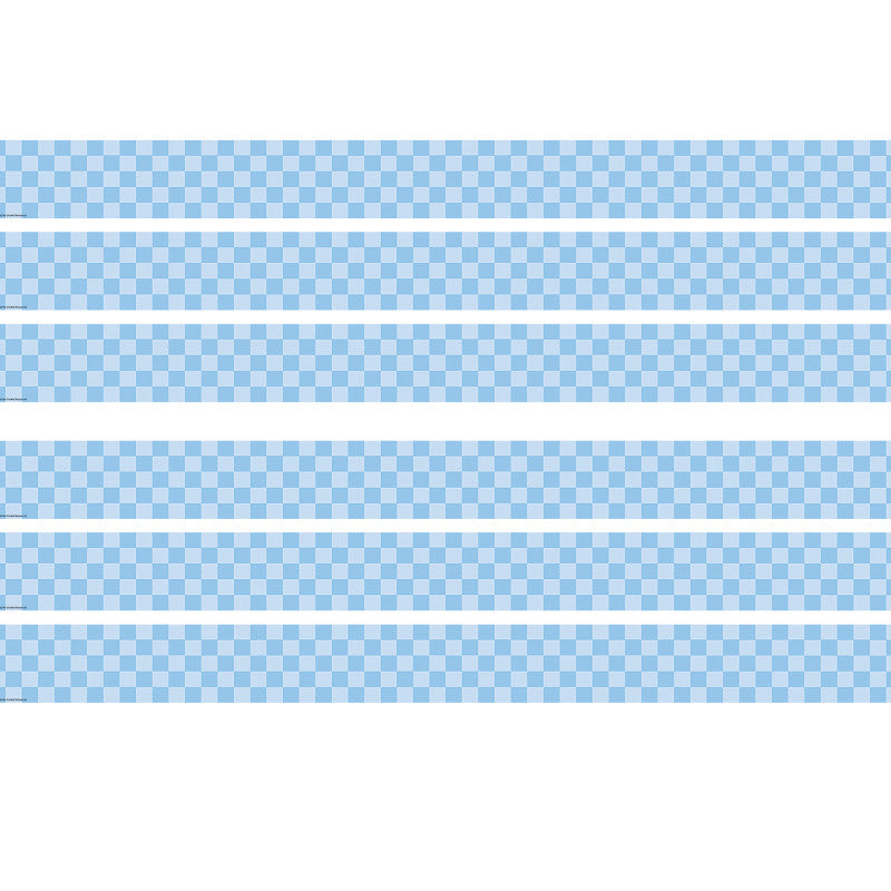 Checkers Scalloped Border Trim, 35 Feet Per Pack, 6 Packs