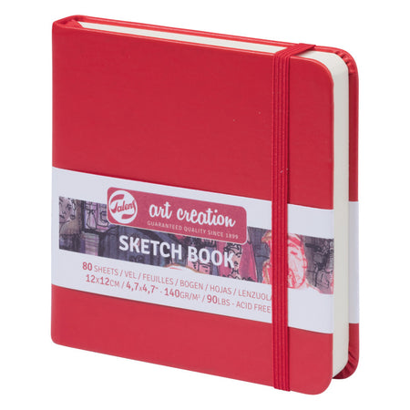 Sketchbook, 80 Sheets, 90lbs, Red Cover, 4.7" x 4.7" 8eeb7af218ceb3b1b0643efb54bca842cb218b73