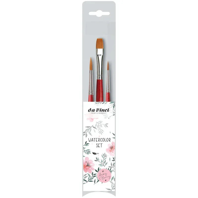 Artist Signature Collection by May & Berry Design Studio, Watercolor Brushes, Assorted, 3 Brush Set