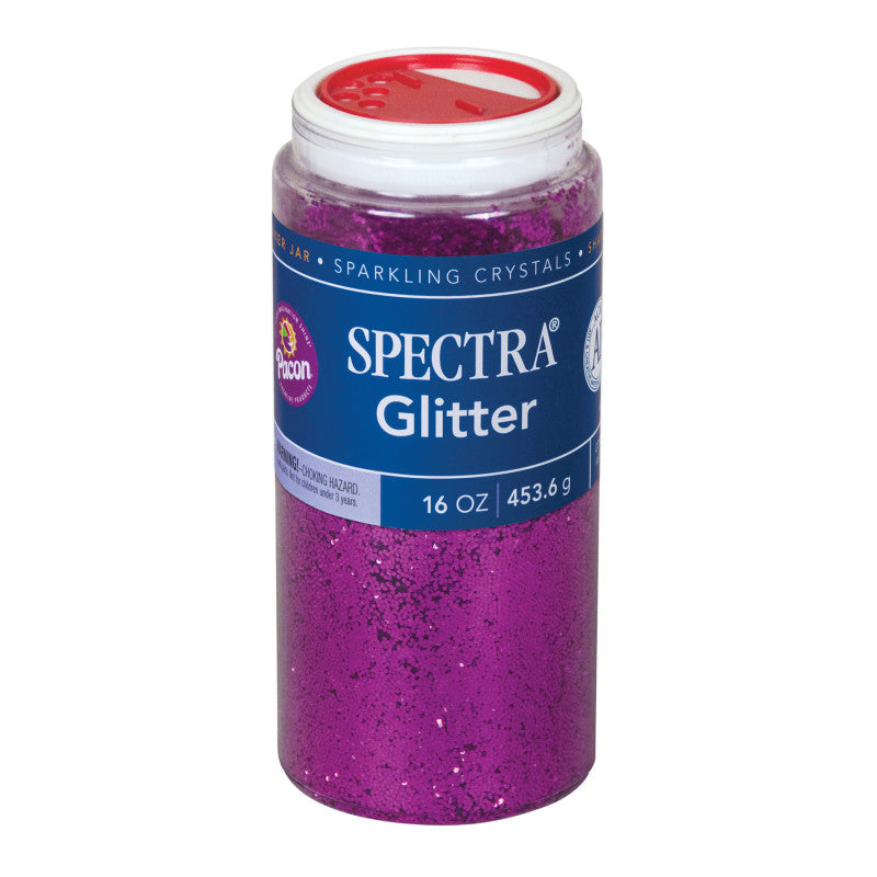 Spectra® Glitter Sparkling Crystals, 1 lb., Magenta