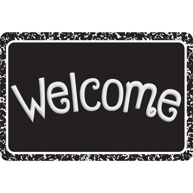 The Original Fun Mat&trade;, Welcome Mat, 15.5" x 23.5", Black Composition Welcome