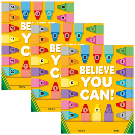 Crayola&reg; Mini Reward Chart with Stickers, 36 Per Pack, 3 Packs