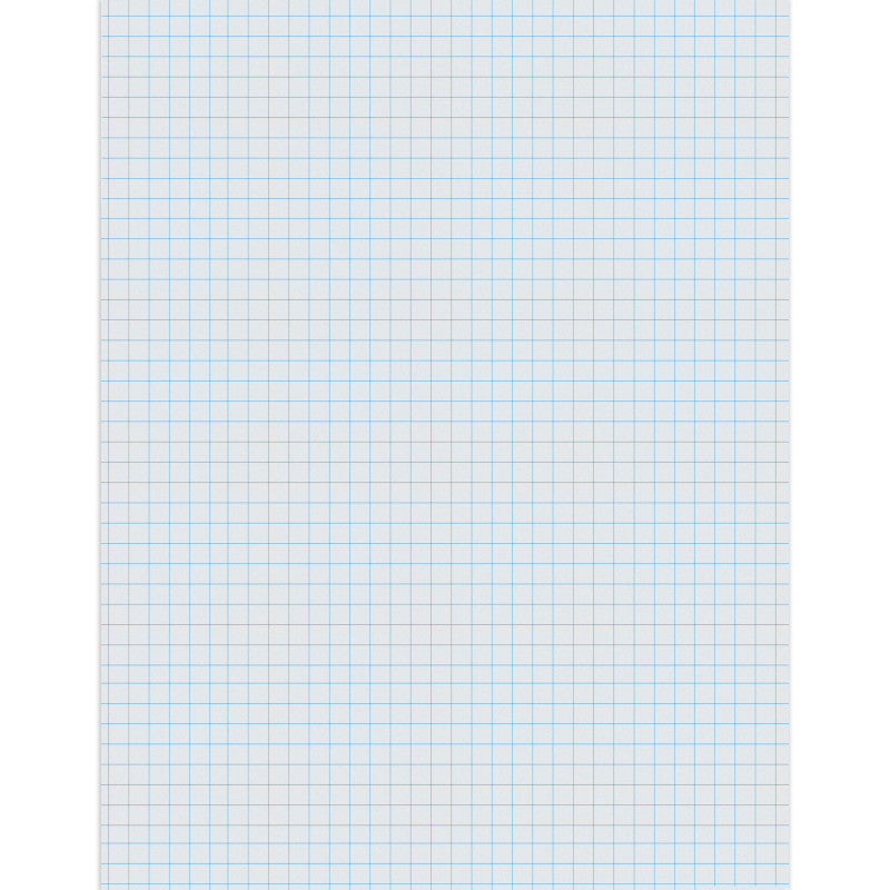 Graphing Paper, White, 1/4" Quadrille Ruled, 8-1/2" x 11", 500 Sheets