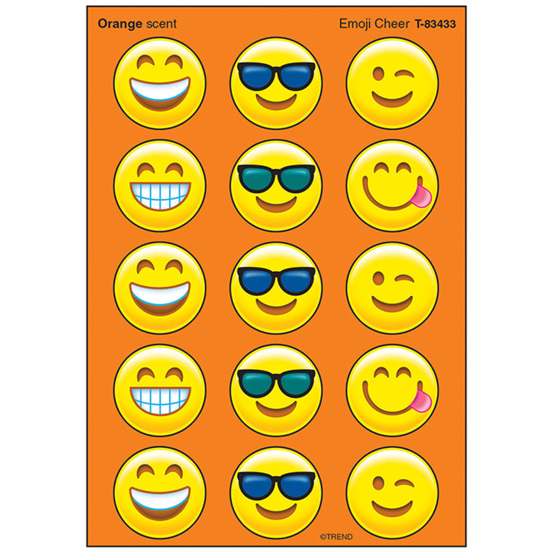 Emotion Icon Cheer/Orange Stinky Stickers&reg;, 60 ct.