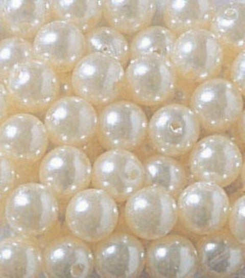 8 mm Round White Pearls - 360/pkg