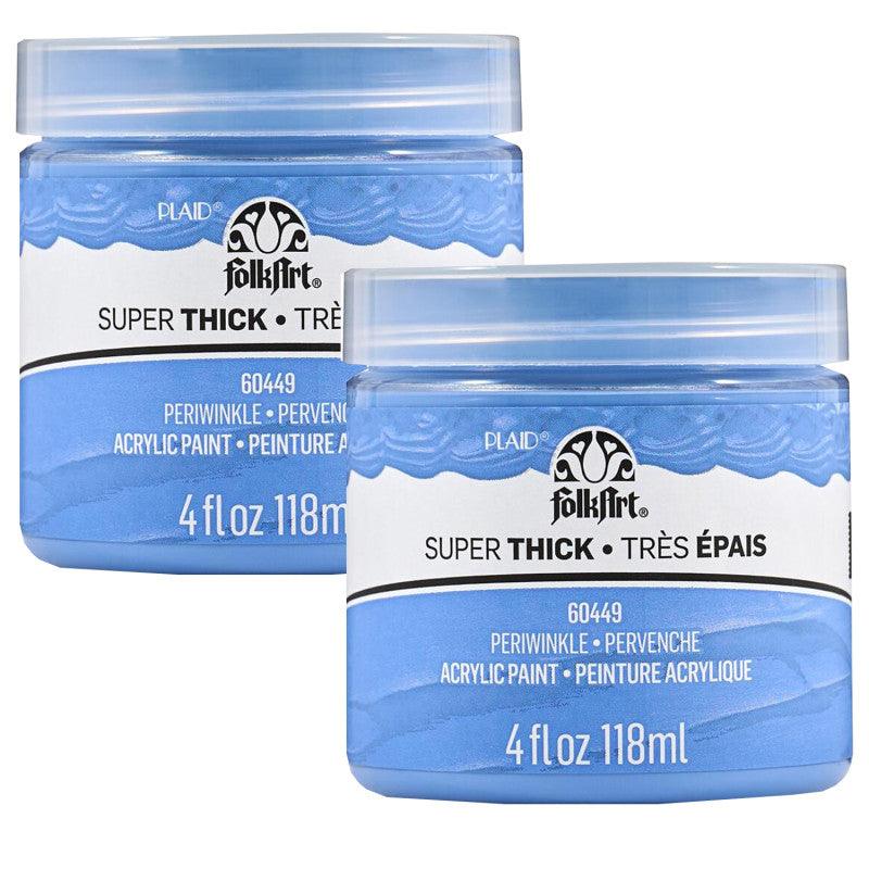Super Thick Acrylic Paint, 4 oz, Periwinkle, 2-Pack