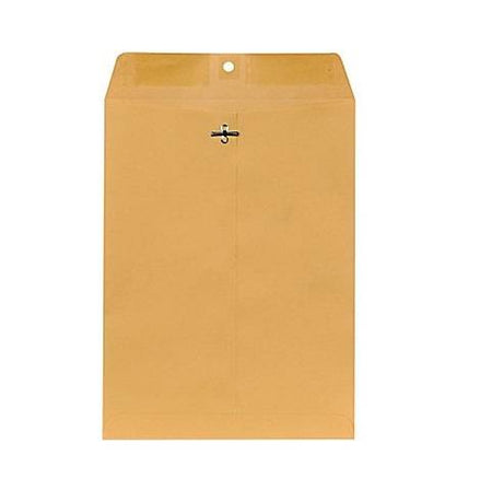 Brown Kraft Clasp 9" x 12" Envelopes, 250/Box