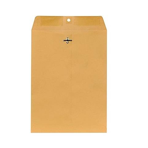 Brown Kraft Clasp 6 x 9 Envelopes, 100/Box