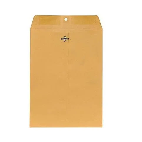 Brown Kraft Clasp 10" x 13" Envelopes, 100/Box