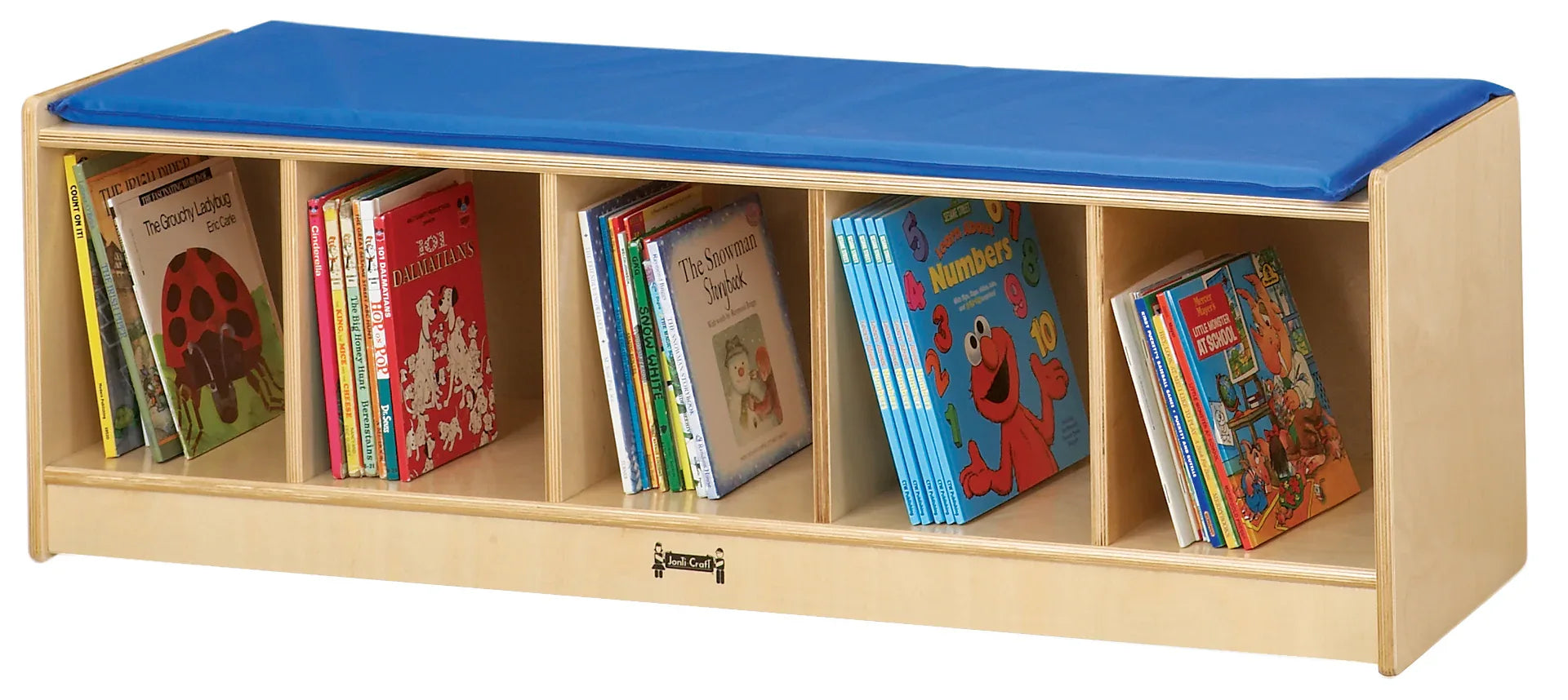 Jonti-Craft® 5 Section Bench Locker - Wheat
