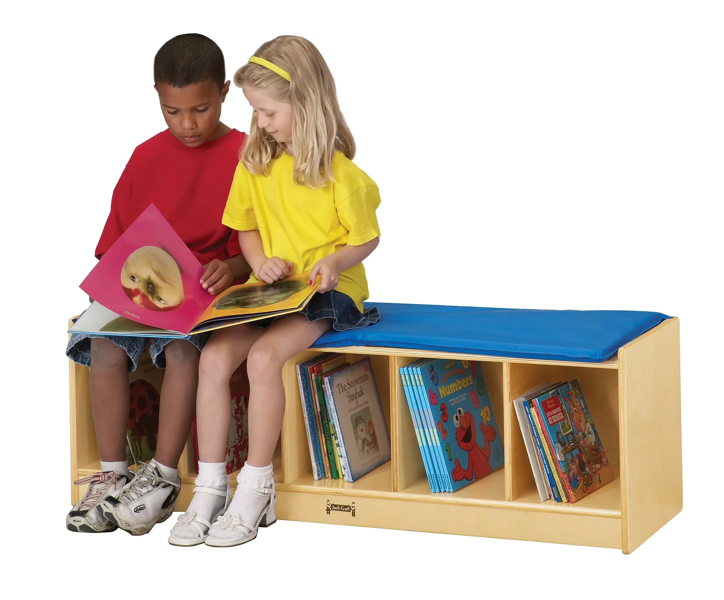 Jonti-Craft® 5 Section Bench Locker - Wheat