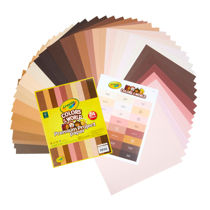 Colors of the World Premium Project Paper, 48 Sheets