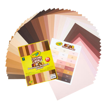 Colors of the World Premium Project Paper, 48 Sheets